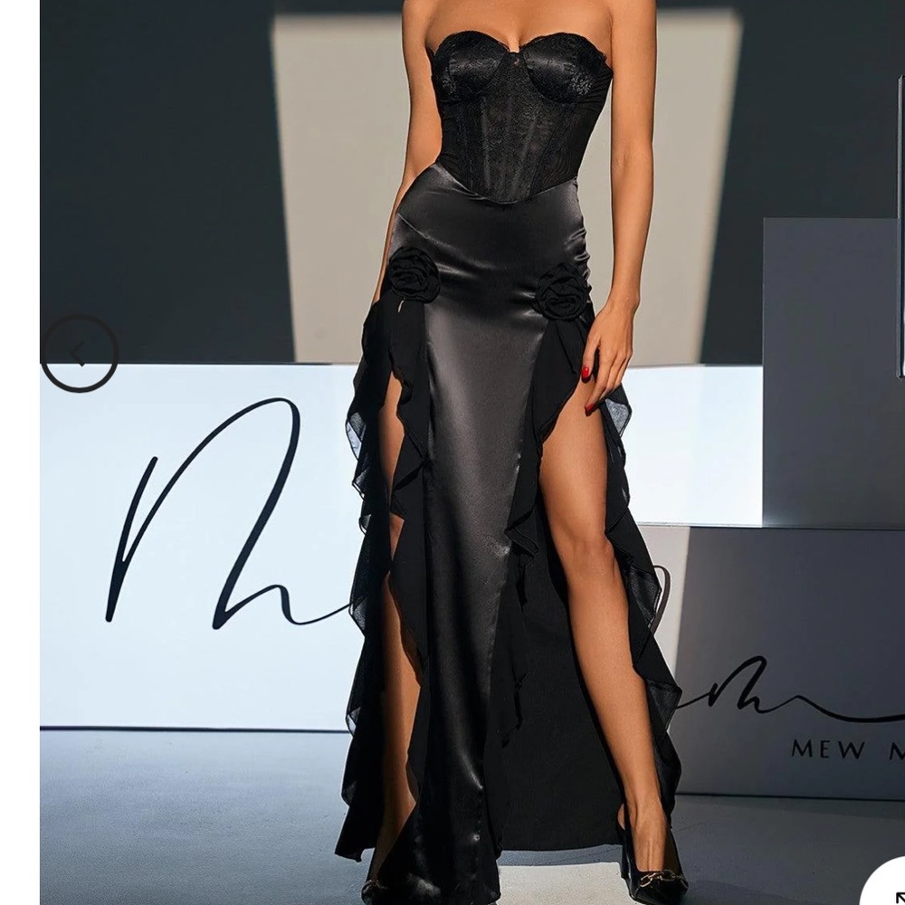 Strapless corset dress